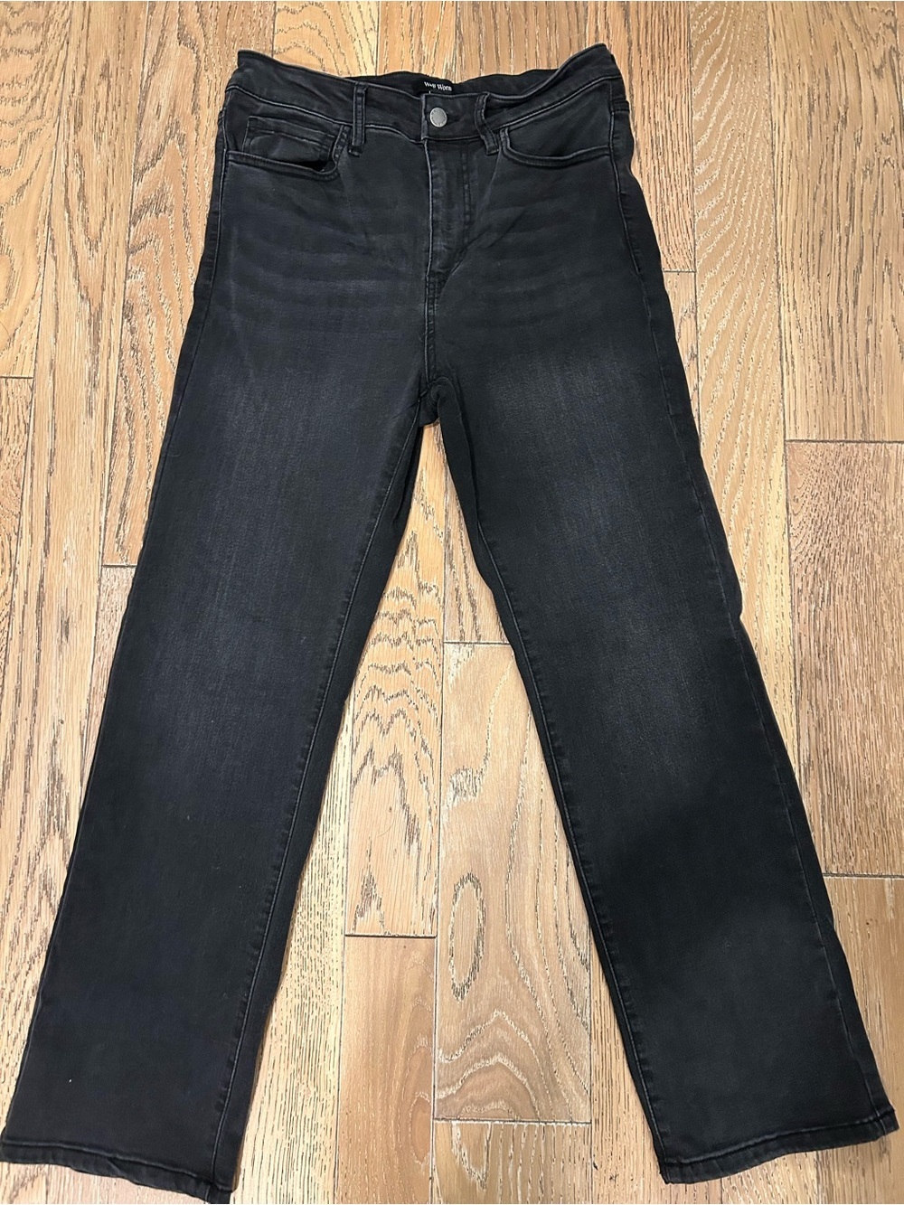 Black jeans, size 8/29 high rise straight leg